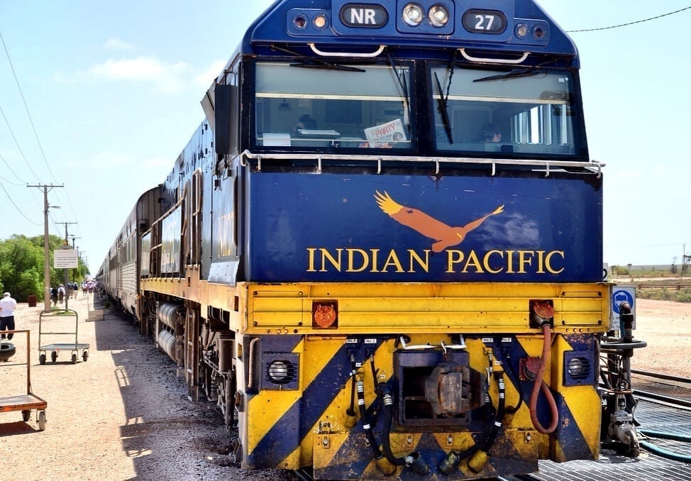 Indian Pacific train Australia